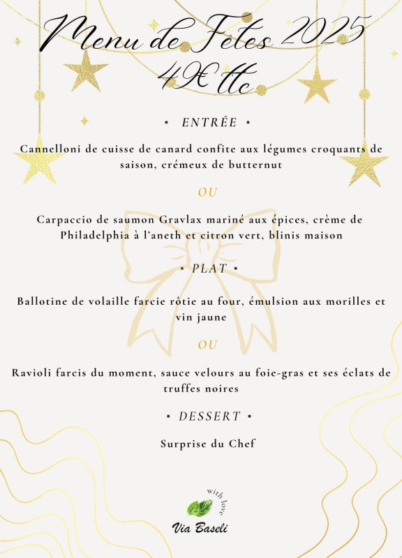 Repas de groupe - Via Baseli- Restaurant Cabriès - manger a CABRIES